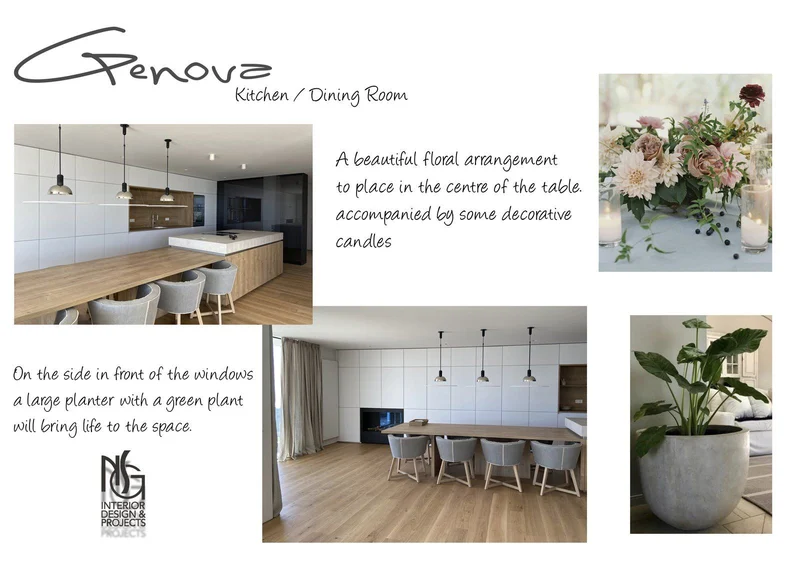 Lámina de decoración: cocina y comedor